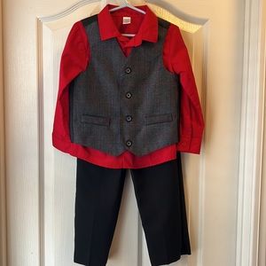 Little boys 3 piece suit